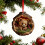 Skogsdyr-eikørn-ornament i akryl, 10 cm 4
