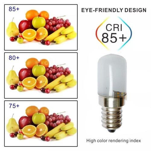 Ampoule LED pour réfrigérateur blanc chaud (1 unité) 2