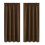 Blackout Curtains Brown 42x54 Inch Each Panel 2