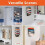 Dome Hat Rack – Acrylic Wall-Mounted Cap Organizer for 10 3