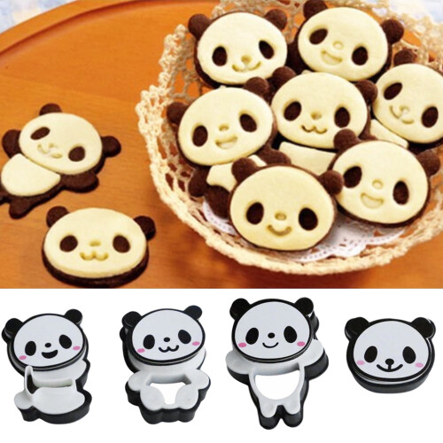 Panda Kakformset – 4-delars plastform