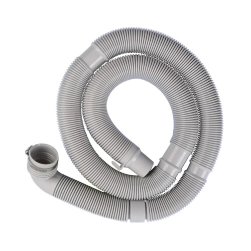 Afvoerslang voor wasmachine, 150 cm, flexibel EVA