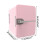 Small Refrigerator with Freezer 6L Pink 3