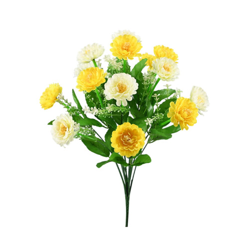 Silkekirkegårdsblomster til grave - UV-resistente, vægtede 2
