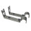 Adjustable Metal Curtain Rod Bracket, 10–13.5 cm, Grey 5