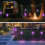 Solar-Fackeln mit lila flackernder Flamme (8er-Pack) 3