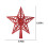 Red Glitter Christmas Tree Topper Star 1 Pack 3