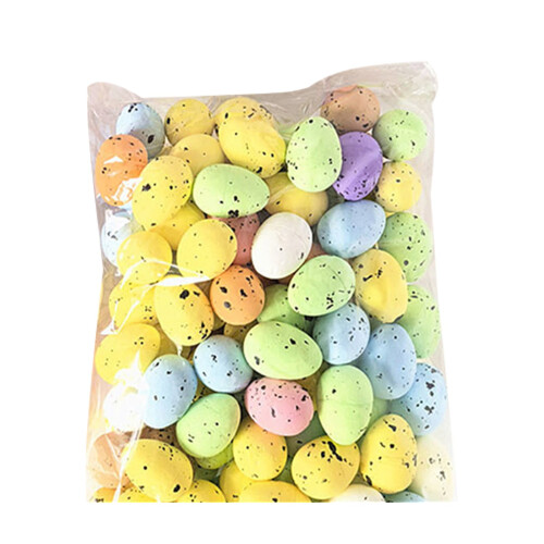 Mini Easter Eggs Decoration Speckled Foam 100 Pieces 1