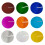 Set van 6 acryl onderzetters, 10 cm vierkant 2
