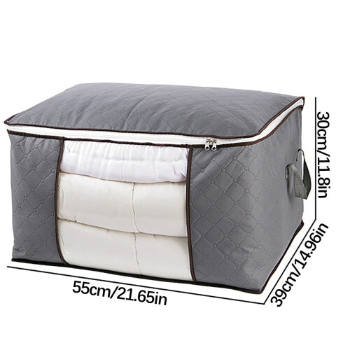 Foldable Storage Bags 90L Durable Thick Fabric 6 Pack 2