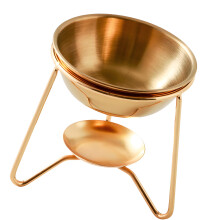 Metal Essential Oil Burners Wax Warmer Aromatherapies-gold