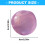 Jouet anti-Stress de peau de glace de boule de compression-Jaune 4