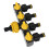 Valves Splitter Watering Connector Distributor 4 Way-Yellow 1