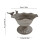 Metall-Gartentopf im Antik-Look, Bauernhäuser, Blumen-Urnenvase, 3