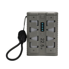 2 Abschnitte 21700 Schnellladegeräte PowerBanks Shell Case-grau