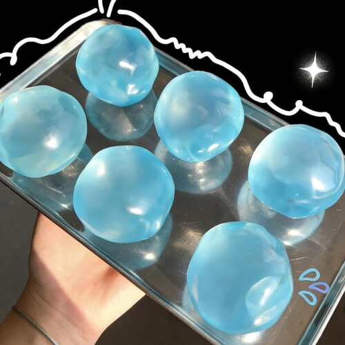 Einzigartiger Eishaut-Stressball, nicht steigendes Design,-Lila 2