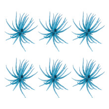 Leurre oursin de pêche, appât artificiel à coulage lent,-Bleu