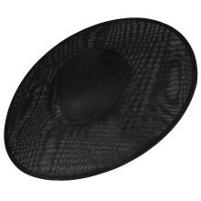 40cm Big Fascinator Hat Base Wedding Headpiece Support-Black