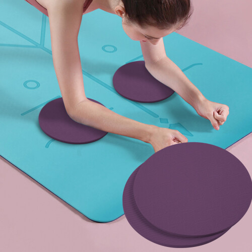 Coussin de sol pour Pilates, 4 pièces, coussin-Gris 2