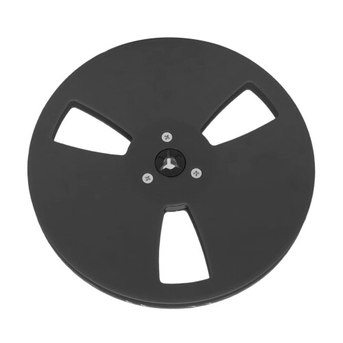 7Inch High Stability Recording Takeup Reel 3 Hole Pattern-Black