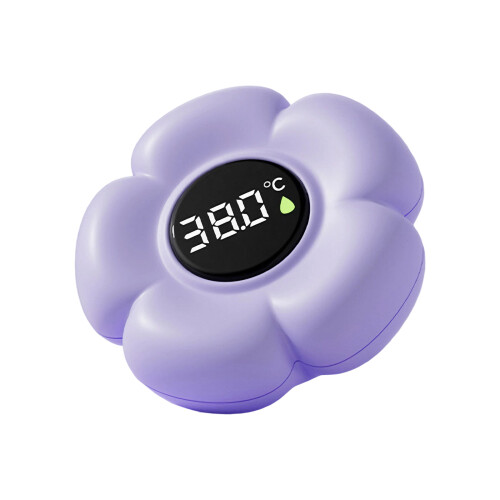 Thermomètres en forme de fleur, compteur de température-Violet