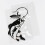 Weather Resistance Assorted Sizes Fish Car Sticker Decal-Schwarz 7