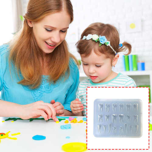 Moule en silicone de qualité alimentaire pour des dents-2 2