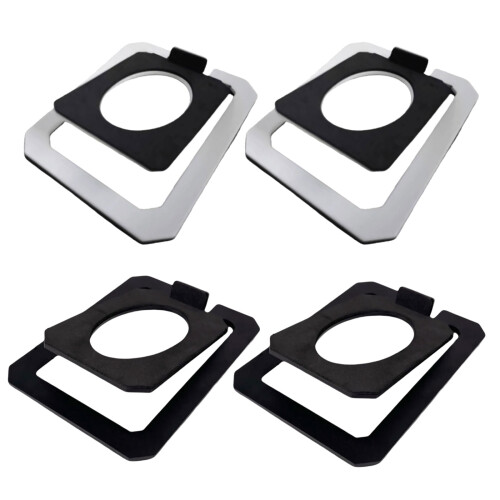 Anti Vibration Desktop Speaker Stand Metal Frame and-Black 1