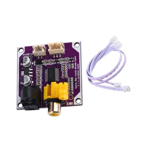 Power Reverse Protections Decoding Board for Opt Coaxial Stereo