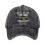 Casquette de baseball en coton lavé, taille-Cinquantaine noire 1