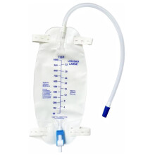 Sac de jambe d'urine en plastique souple-Sac à urine 1000ml