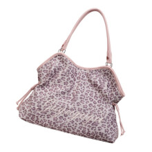 Practical PU Shoulder Bag Leopards Print-leopard print pink