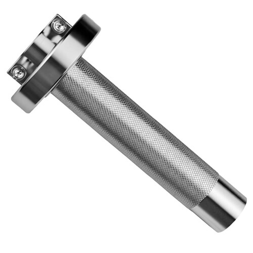 Hochleistungs-Motorrad-Gasgriff mit ergonomischer Form-Silber