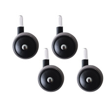 Packung mit 4 Rollen. Sicherheitsorientierte Räder-Leises Rad