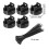 Universal Magnetic Cable Fastener Including Black Ties for 3
