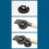 Universal Magnetic Cable Fastener Including Black Ties for 7