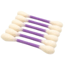 6x Cotton Swab Plush Cats Chew Toy For Relaxation And-Purple