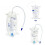 Sacs de jambe de drainage de sac de-sachet d'urine 500ml 2
