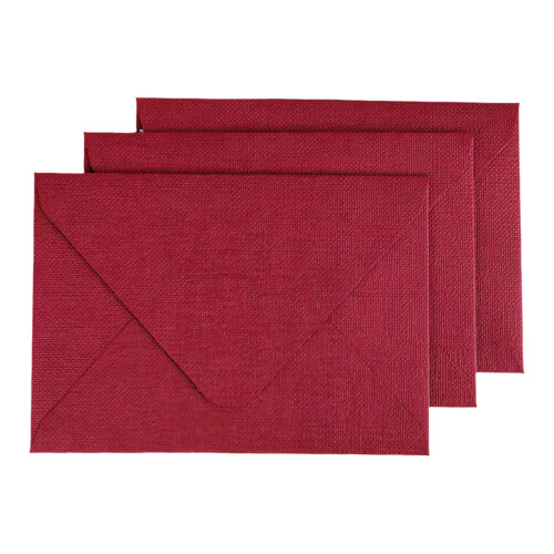 20Pcs A 5 Kraft Envelopes Letter Writing Envelopes-Burgundy