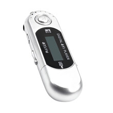 MP3 Player With External TF Card Support And LCD Screen-Silver