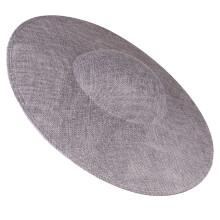 40cm Large-Sized Fascinator Hat Base Headpiece Support for-Gray