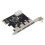 PCIE 2/4 Port USB3.0 Controller PCIe Card Converter-4 bites 1