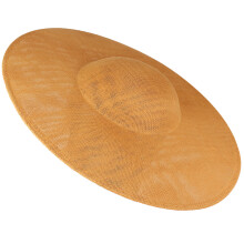 Big Hat Bottom Fascinator Hat Base Coaplsy Headpiece-Gold