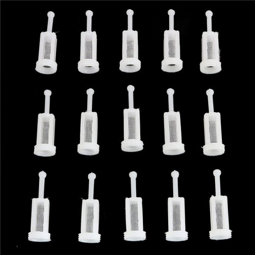 90Pcs Universal Spray Tool Filters Disposable HVLP Gravity Feed Paint Strainers Fine Mesh, White 2