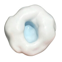 Ice Skin Rice Cake Stress Relief Stretchy Squeezable Toy-Blue