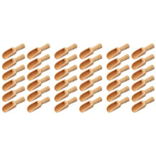 Small Wooden Spoon Milk Powder Spoon Wood Salt Powder Measuring Spoon Tea Coffee Seasoning Wooden Spoon(36Pcs)