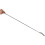 2X BBQ Retractable Fork Fruit Dessert Long Handle Fork Tableware  Kitchen Supplies Stainless Steel Fork 5