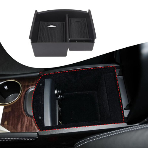 2X Center Console Organizer Armrest Storage Box Tray for  Q50 2013-2018 Interior Accessories 1