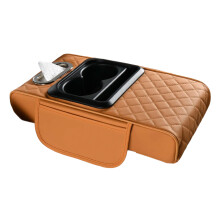 Car Center Consoles Box Pad Protectors Universal Armrest-Orange