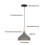 Industrial Pendant Light Fixture Metal Adjustable 1 Pack 4